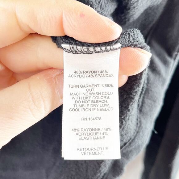 Vineyard Vines Dreamcloth Shep Long Sleeve Sweatshirt Jet Black Small - Picture 6 of 8